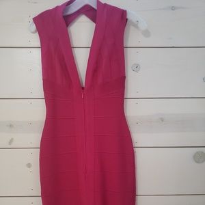 Pink Herve Leger Dress